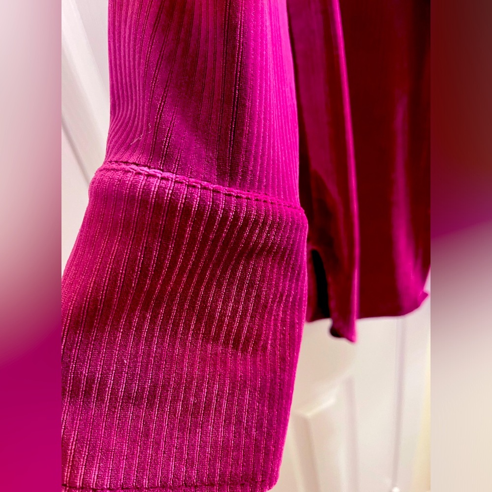 Fuchsia buttoned Shirt - Picture 3 of 4